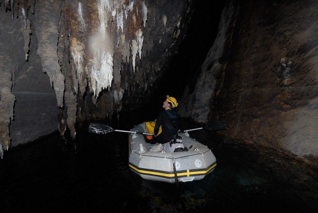 Doug Anderson travelling to dive site in the Dragons Breath Cave, Namibia  BBC Netflix Apple TV Wildlife Filming Filmmaking Underwater Natural History Ocean Cinematography Gates  Housings Nauticam REvo Rebreathers SCUBA