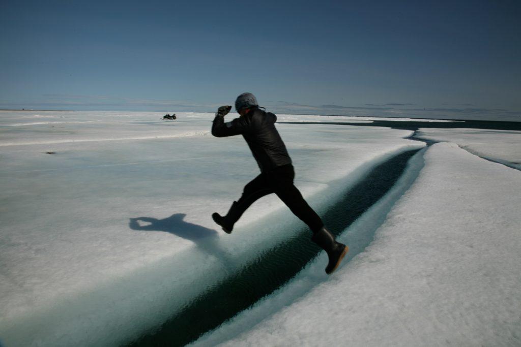 BBC Netflix Apple TV Wildlife Filming Filmmaking Underwater Natural History Ocean Cinematography Gates  Housings Nauticam REvo Rebreathers SCUBA Finistare clothing Doug Anderson filming Ice Whales from the flow edge.