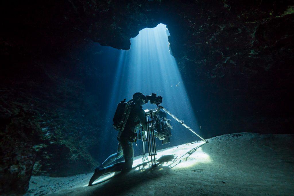 BBC Netflix Apple TV Wildlife Filming Filmmaking Underwater Natural History Ocean Doug Anderson filming underwater scenics is Florida Springs Cinematography Gates  Housings Nauticam REvo Rebreathers SCUBA